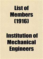 List of Members (1916),1152389548,9781152389540