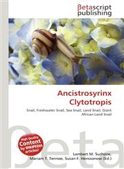 Ancistrosyrinx Clytotropis,6137645142,9786137645147