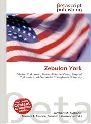 Zebulon York,6130553757,9786130553753
