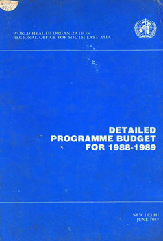 Detailed Programme Budget for 1988-1989 1st Edition