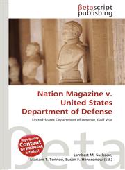 Nation Magazine v. United States Department of Defense,6135414739,9786135414738