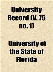 University Record (V. 75 no. 1),1153428113,9781153428118