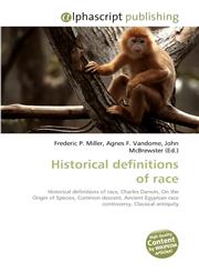 Historical Definitions of Race,6130066058,9786130066055