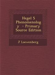 Hegel S Phenomenology,1289587760,9781289587765