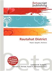Rautahat District,6135095641,9786135095647