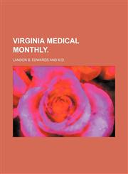Virginia Medical Monthly.,115090240X,9781150902406