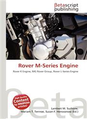 Rover M-Series Engine,6135016393,9786135016390