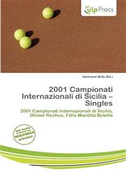 2001 Campionati Internazionali di Sicilia - Singles,6138011767,9786138011767