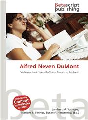 Alfred Neven DuMont,6134853704,9786134853705