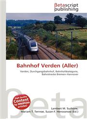 Bahnhof Verden (Aller),6134742252,9786134742252