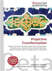 Projective Transformation,6130320698,9786130320690