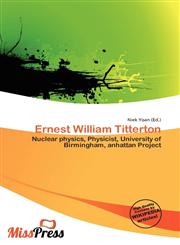 Ernest William Titterton,6135707590,9786135707595