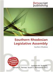 Southern Rhodesian Legislative Assembly,6135354132,9786135354133