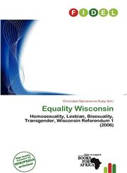 Equality Wisconsin,6139894034,9786139894031
