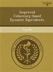 Improved Coherency-based Dynamic Equivalents.,1249902045,9781249902041