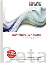 Namakura Language,6133509724,9786133509726