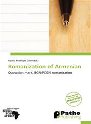 Romanization of Armenian,6139074770,9786139074778