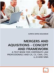 MERGERS AND AQUISITIONS - CONCEPT AND FRAMEWORK,3639280865,9783639280869