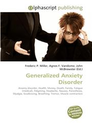 Generalized Anxiety Disorder,6130244762,9786130244767