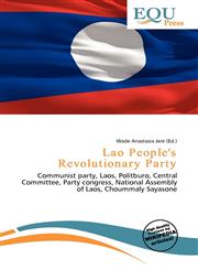 Lao People's Revolutionary Party,6136593513,9786136593517