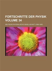 Fortschritte der Physik Volume 34,1130591638,9781130591637