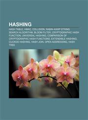 Hashing Hash table, HMAC, Collision, Rabin-Karp string search algorithm, Bloom filter, Cryptographic hash function, Universal hashing,1156049091,9781156049099