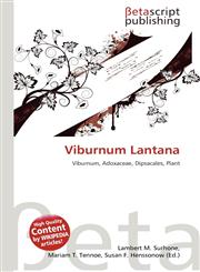 Viburnum Lantana,6133177470,9786133177475