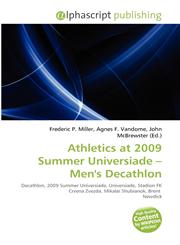 Athletics at 2009 Summer Universiade - Men's Decathlon,6135610856,9786135610857