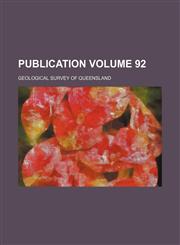 Publication Volume 92,1231182261,9781231182260