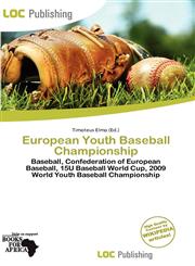 European Youth Baseball Championship,620119293X,9786201192935