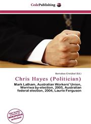 Chris Hayes (Politician),6134968234,9786134968232