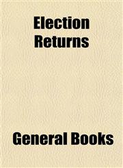 Election Returns,1152892967,9781152892965