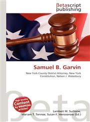 Samuel B. Garvin,6135356046,9786135356045