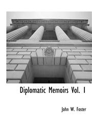 Diplomatic Memoirs Vol. 1,1117903788,9781117903781
