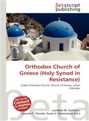 Orthodox Church of Greece (Holy Synod in Resistance),6136430827,9786136430829