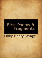 First Poems & Fragments,111045385X,9781110453856