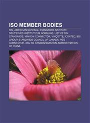 ISO member bodies DIN, American National Standards Institute, Deutsches Institut für Normung, List of DIN standards, Mini-DIN connector,1156998557,9781156998557