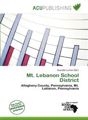 Mt. Lebanon School District,6138335414,9786138335412