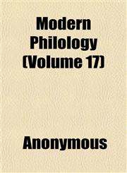 Modern Philology (Volume 17),1152672088,9781152672086