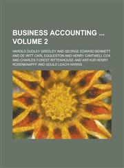 Business Accounting Volume 2,123407799X,9781234077990