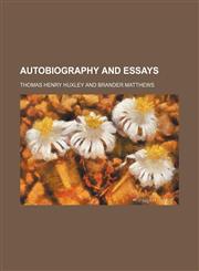 Autobiography and Essays,1459037766,9781459037762