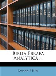 Biblia Ebraea Analytica ...,1173742220,9781173742225