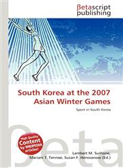 South Korea at the 2007 Asian Winter Games,6135075993,9786135075991