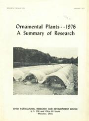 Ornamental Plants - 1976 : A Summary of Research