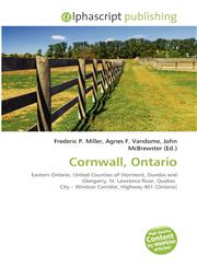 Cornwall, Ontario,6131694443,9786131694448