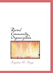 Rural Community Organization,1117796388,9781117796383