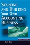 Starting and Building Your Own Accounting Business,0471351601,9780471351603