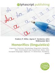Honorifics (linguistics),6130704089,9786130704087