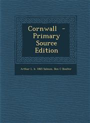 Cornwall - Primary Source Edition,1294406434,9781294406433