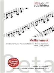 Volksmusik,6131006792,9786131006791